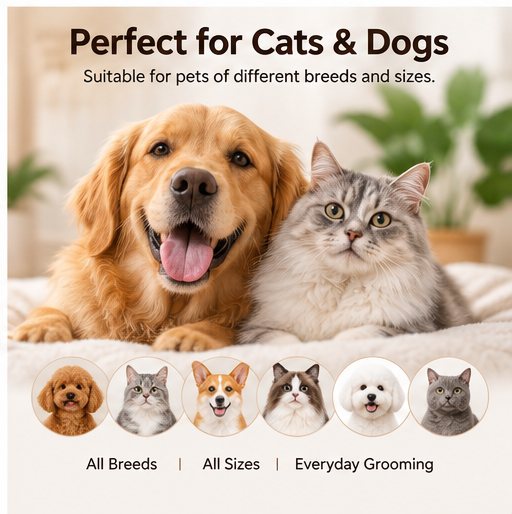 Pawlish 4-in-1 Pet Grooming Kit