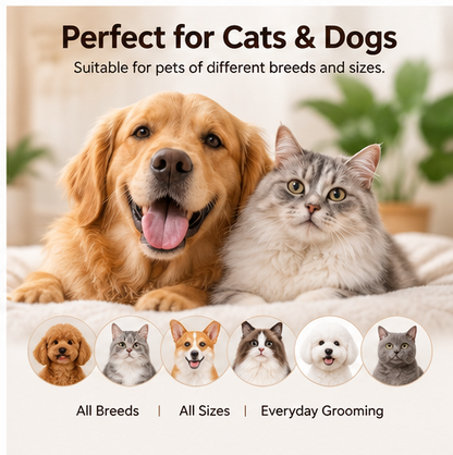 Pawlish 4-in-1 Pet Grooming Kit